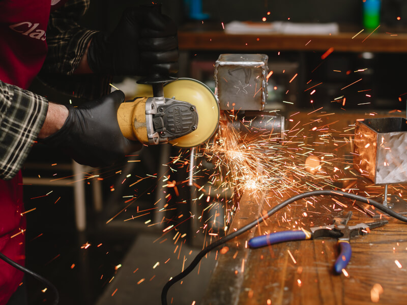 DIY welding a metal planter box